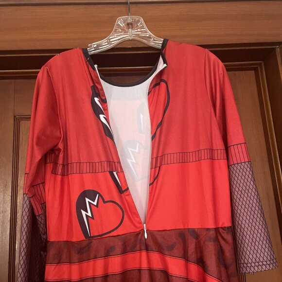 Rise Red Princess Jumpsuit Adult Small Bodysuit NWT - Picture 15 of 15